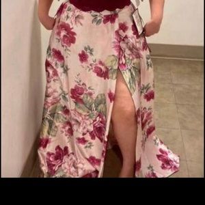 Two- piece prom dress